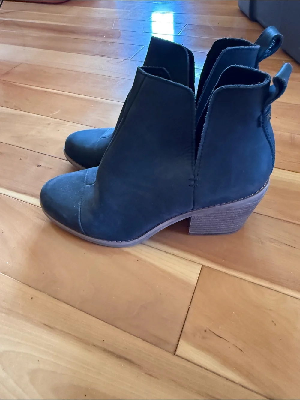 Toms Black Chelsea Ankle Booties